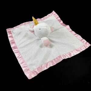 Cloud Island Plush Unicorn Lovey Pink White Security Blanket Crib Toy NWOT